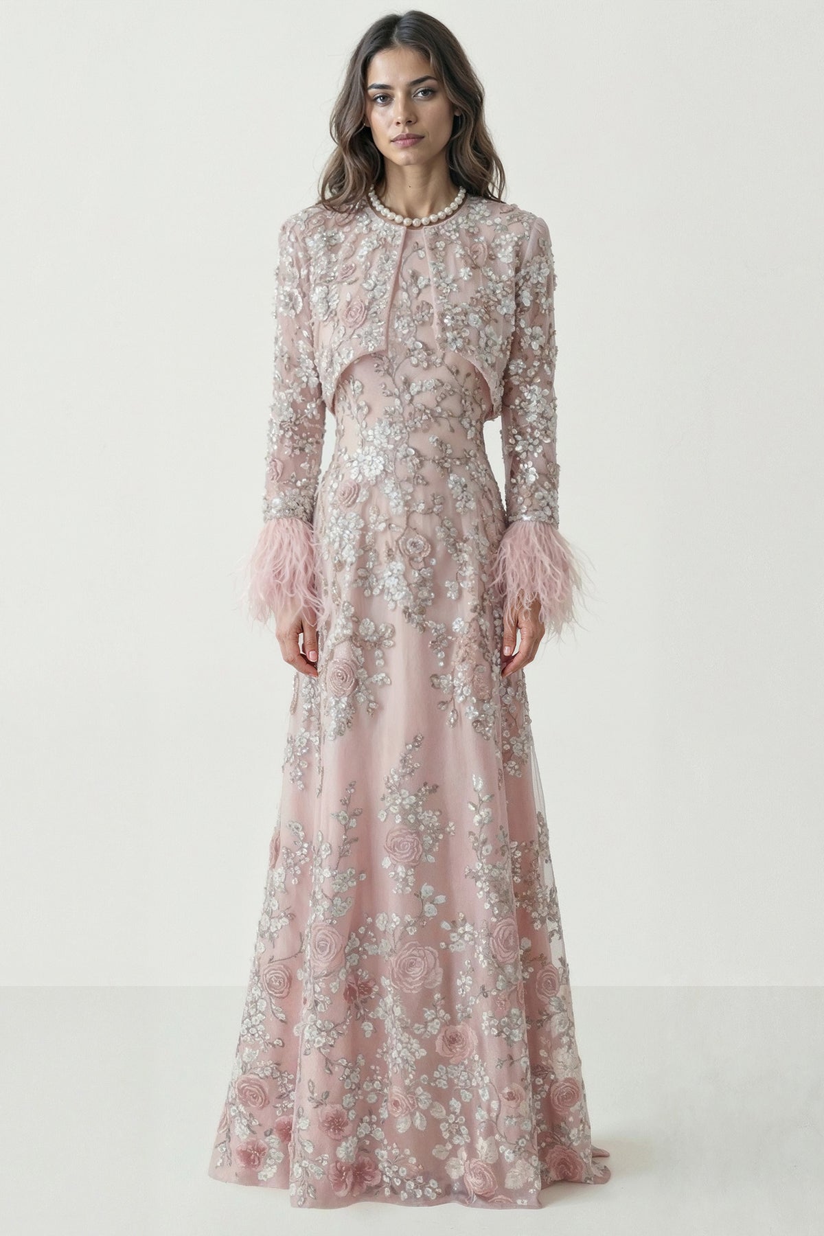 ROSE HALO (Dusty pink)