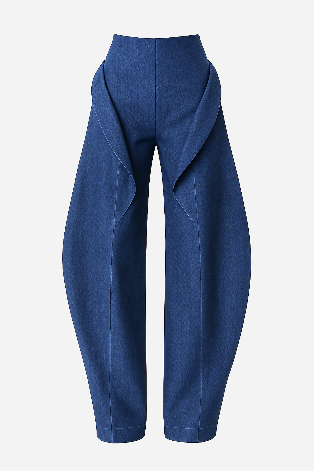 Barrage Paris Calyx Pants in Deep Indigo, front view